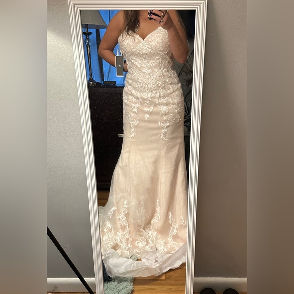 Brand new with tags Wedding dress w/ Veil